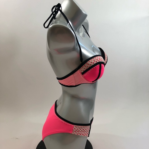 California Waves Two Piece Bikini Swimsuit Medium - Picture 5 of 5